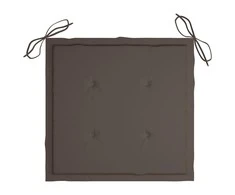 Sodo kėdės pagalvėlės, 6vnt., taupe spalvos, 50x50x3cm, audinys