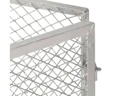 Sodo komposto dėžė, 85x85x70cm, galvanizuota geležis