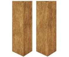 Sodo loveliai 2vnt. 30x26x75cm oro sąlygoms atsparus trikampiai