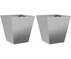 Sodo loveliai, 2vnt., 30x30x30cm, galvanizuotas plienas