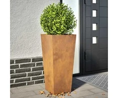 sodo vazonai 2 vnt 35x35x75 cm oro sąlygoms atsparus plienas
