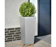 Sodo loveliai, 2vnt., 35x35x75cm, galvanizuotas plienas