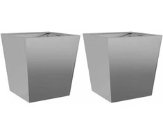 Sodo loveliai, 2vnt., 40x40x40cm, galvanizuotas plienas