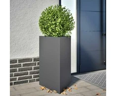 Sodo loveliai, 2vnt., antracito, 50x43x75cm, plienas