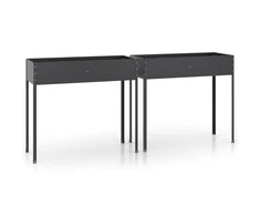 Sodo loveliai, 2vnt., antracito, galvanizuotas plienas