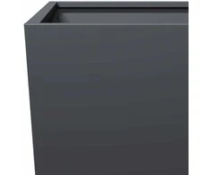 Sodo loveliai, 2vnt., antracito spalvos, 35x35x75cm, plienas