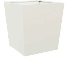 Sodo loveliai, 2vnt., baltos spalvos, 50x50x50cm, plienas