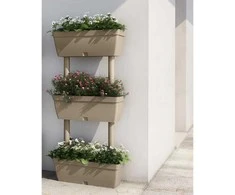 Sodo loveliai, 6vnt., taupe spalvos, 100cm