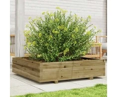 Sodo lovelis, 100x100x26,5cm, impregnuota pušies mediena