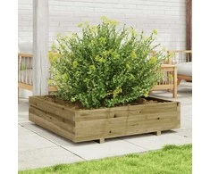 Sodo lovelis, 100x100x26,5cm, impregnuota pušies mediena