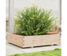 Sodo lovelis, 100x100x26,5cm, pušies medienos masyvas