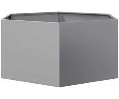 Sodo lovelis, 104x90x45cm, galvanizuotas plienas, šešiakampis