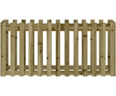Sodo lovelis, 150x50x70cm, impregnuota pušis, tvorelės dizaino