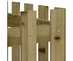 Sodo lovelis, 150x50x70cm, impregnuota pušis, tvorelės dizaino