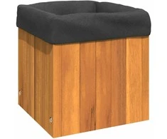 Sodo lovelis, 25x25x25cm, akacijos medienos masyvas