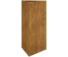 Sodo lovelis, 40x34,5x75cm, Corten plienas