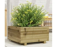 Sodo lovelis, 50x50x26,5cm, impregnuota pušies mediena