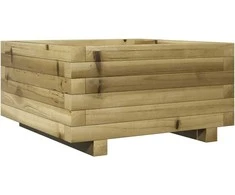 Sodo lovelis, 50x50x26,5cm, impregnuota pušies mediena