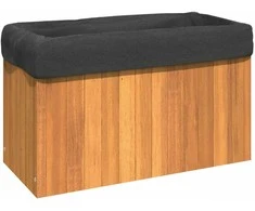 Sodo lovelis, 59x27,5x35cm, akacijos medienos masyvas