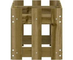 Sodo lovelis, 60x30x30cm, impregnuota pušis, tvorelės dizaino