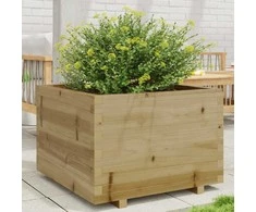 Sodo lovelis, 70x70x49,5cm, impregnuota pušies mediena