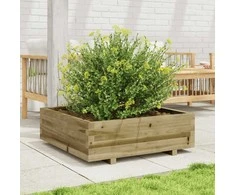 Sodo lovelis, 80x80x26,5cm, impregnuota pušies mediena