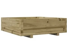 Sodo lovelis, 80x80x26,5cm, impregnuota pušies mediena
