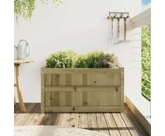 Sodo lovelis, 90x50x50cm, impregnuota pušies mediena