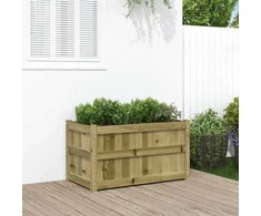 Sodo lovelis, 90x50x50cm, impregnuota pušies mediena