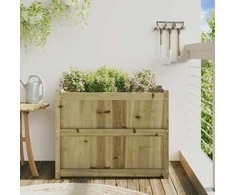 Sodo lovelis, 90x50x70cm, impregnuota pušies mediena