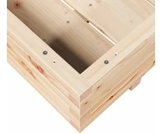 Sodo lovelis, 90x60x26,5cm, pušies medienos masyvas