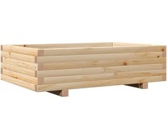 Sodo lovelis, 90x60x26,5cm, pušies medienos masyvas
