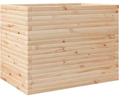 Sodo lovelis, 90x60x68,5cm, pušies medienos masyvas