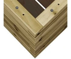 Sodo lovelis, 90x60x72,5cm, impregnuota pušies mediena