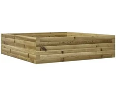 Sodo lovelis, 90x90x23cm, impregnuota pušies mediena