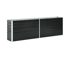 Lovelis, antracito, 240x40x77cm, galvanizuotas plienas, aukštas