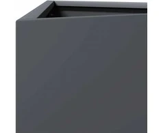 Sodo lovelis, antracito, 30x26x75cm, plienas, trikampis
