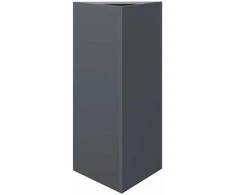 Sodo lovelis, antracito, 40x34,5x75cm, plienas, trikampis