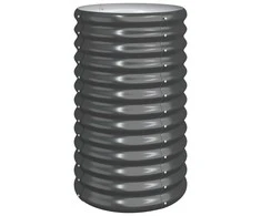 Sodo lovelis, antracito, 40x40x68cm, plienas