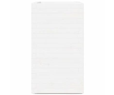 Sodo lovelis, baltas, 70x40x72,5cm, pušies medienos masyvas