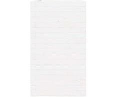 Sodo lovelis, baltas, 90x40x72,5cm, pušies medienos masyvas