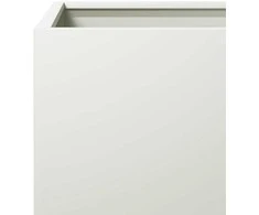 Sodo lovelis, baltos spalvos, 30x30x30cm, plienas