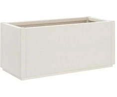 Sodo lovelis, baltos spalvos, 80x36x35cm, PP