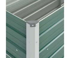 Lovelis, žalias, galvanizuotas plienas, 160x40x45cm