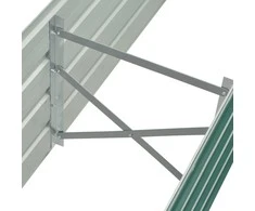 Lovelis, žalias, galvanizuotas plienas, 160x40x45cm