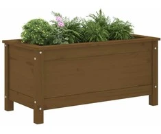 Sodo lovelis, medaus rudas, 82,5x40x39cm, pušies masyvas