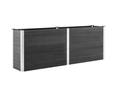 Sodo lovelis, pilkos spalvos, 250x100x91cm, WPC