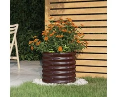 Sodo lovelis, rudas, 40x40x36cm, plienas
