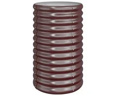 Sodo lovelis, rudas, 40x40x68cm, plienas