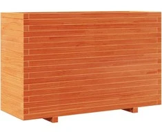 Sodo lovelis, vaško rudas, 110x40x72cm, pušies medienos masyvas